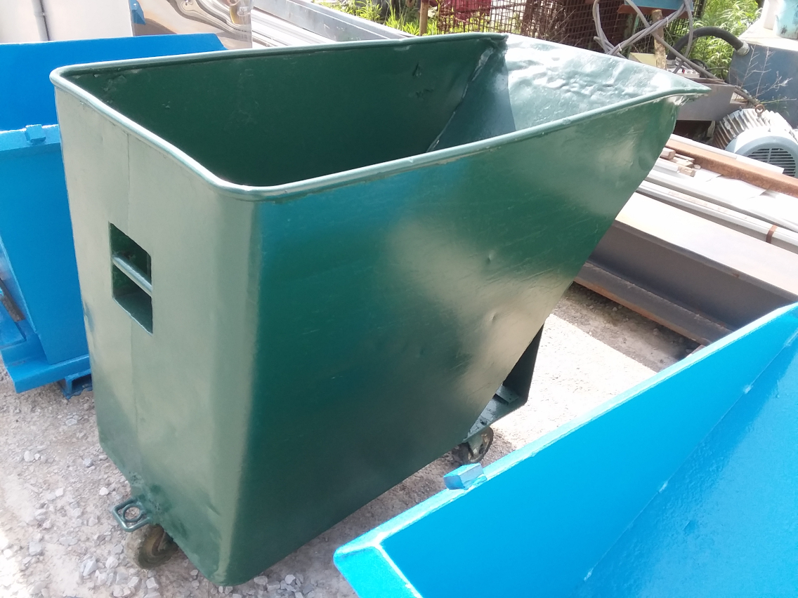 (1) PREOWNED PORTABLE HOPPER WITH CASTORS