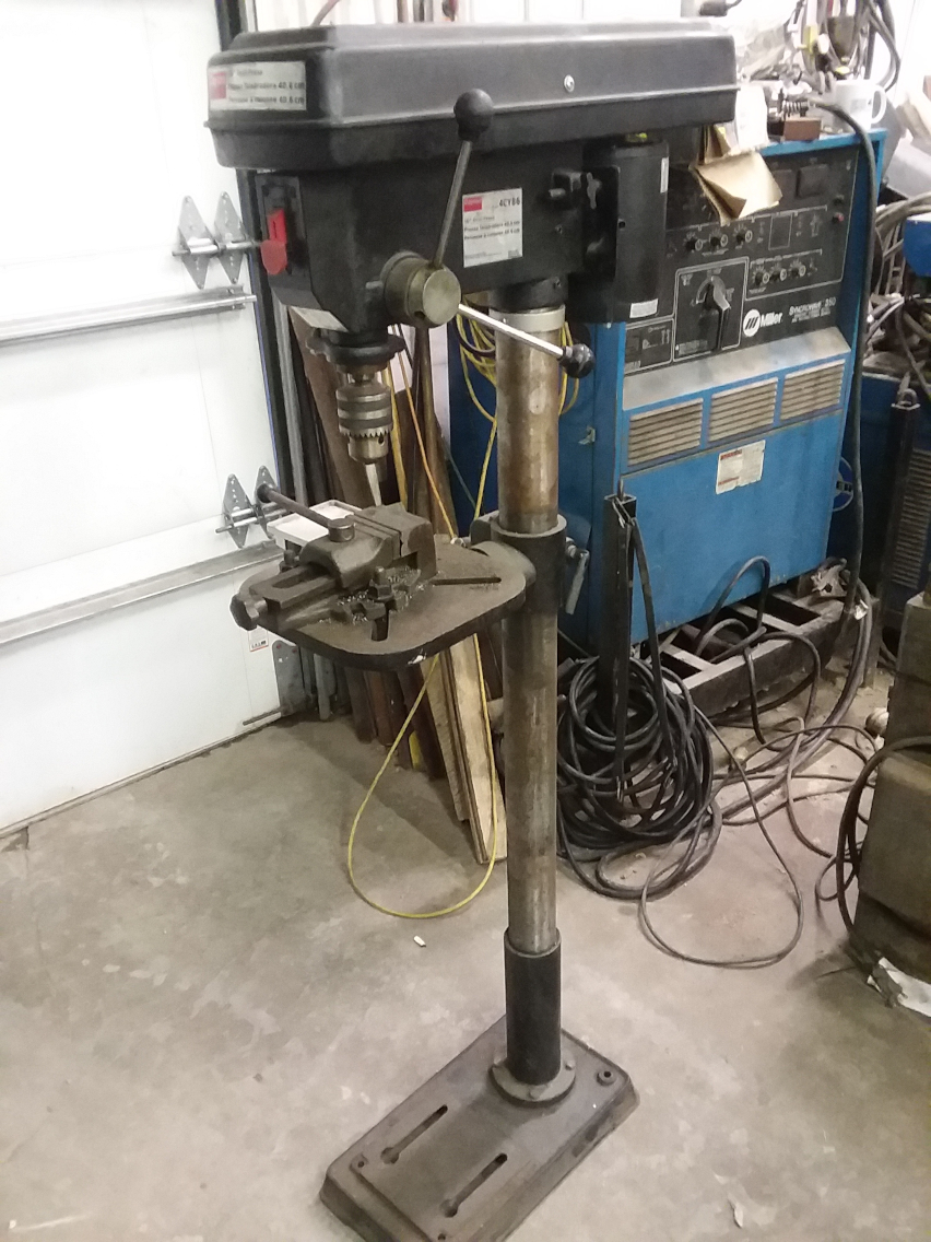 1 - PREOWNED DAYTON 16 in  DRILL PRESS, MODEL #: 4CY856