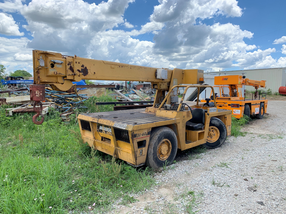 1 - PREOWNED BRODERSON CARRY DECK CRANE, MODEL #: IC-80-3G, S/N: 558764, YEAR: 2006