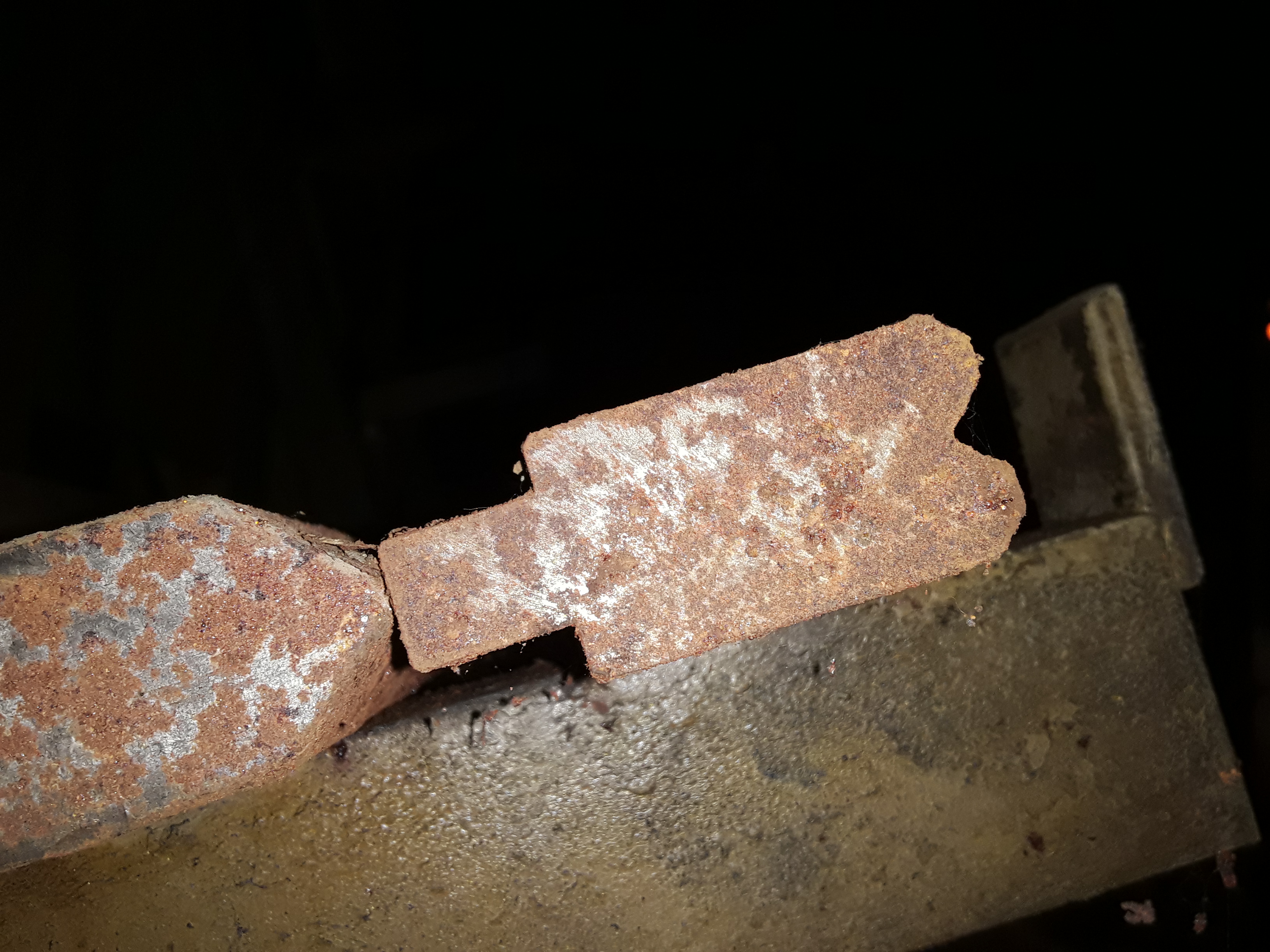 (1) PREOWNED PRESS BRAKE DIE, HEIGHT 1-3/4 in, WIDTH 1 in, LENGTH 144 in, V-OPENING 3/8 in