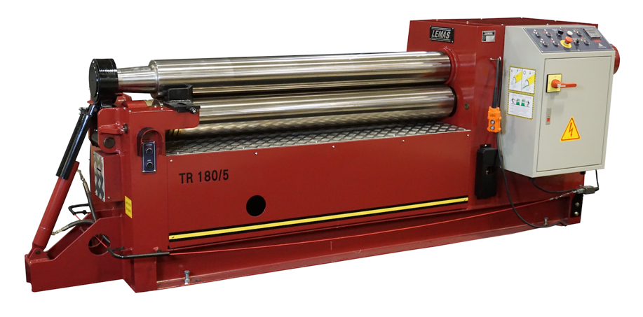1 - NEW LEMAS PLATE BENDING ROLL, MODEL #: TR180/4