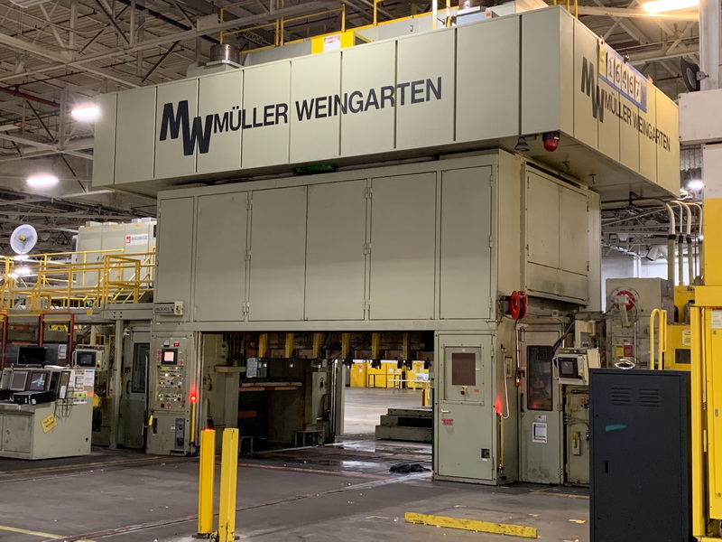 1500 Ton Mueller Weingarten Progressive Press with AFCO FOL and EOL