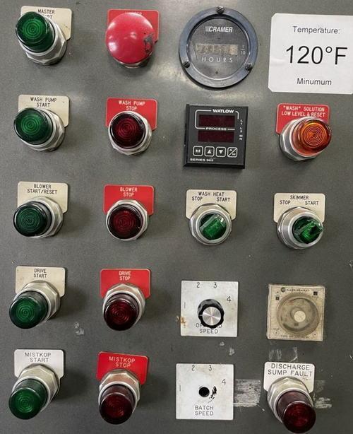 MIDBROOK HURRICANE model 50 2 STAGE ROTARY DRUM TYPE PARTS WASHER