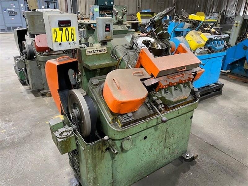 HARTFORD 0-400 FLAT DIE THREAD ROLLING MACHINE W/515 SEMS UNIT