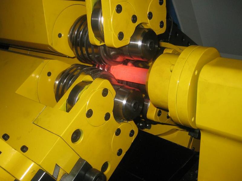 Govama 3R-21 TRC Series Model 3R-21 TRC (21Ton) 3-Die Cylindrical Thread Rolling Machine for Hot Rolling of Railway Bolts