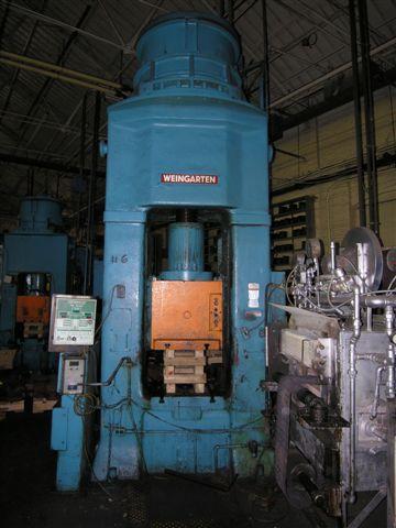 WEINGARTEN PSS 225 800 METRIC TON SCREW PRESS