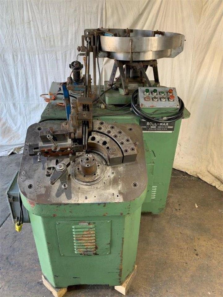 MAX-TEK 2 HIGH SPEED PLANETARY NAIL THREAD ROLLING MACHINE