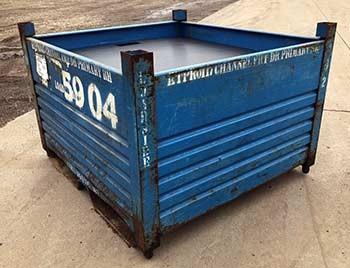 BRANDT STEEL CONTAINER BINS