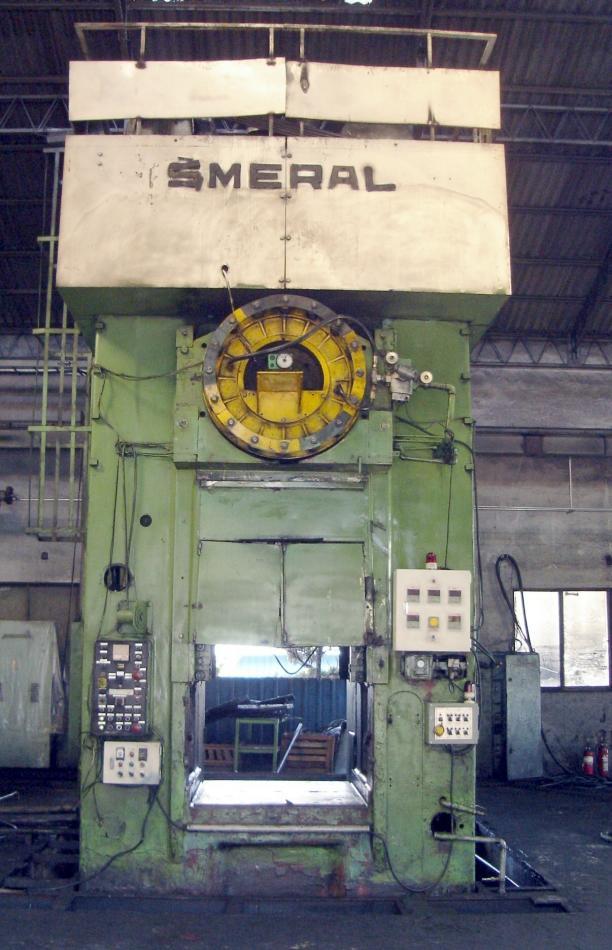 SMERAL LZK2500 2500T MECHANICAL CRANK TYPE FORGING PRESS