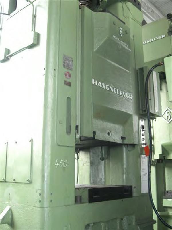 HASENCLEVER HSPR 450/1000/600 3000 TON SCREW PRESS
