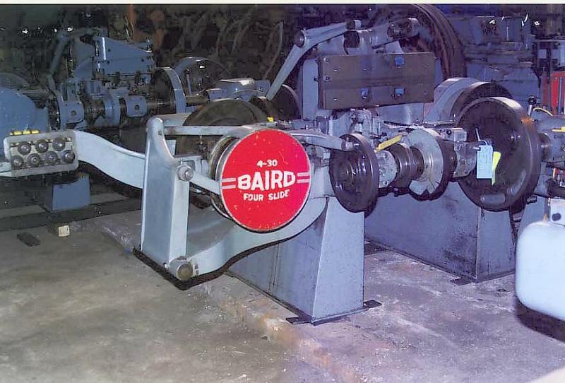 U.S. BAIRD #4-30 FOURSLIDE WIRE MACHINE