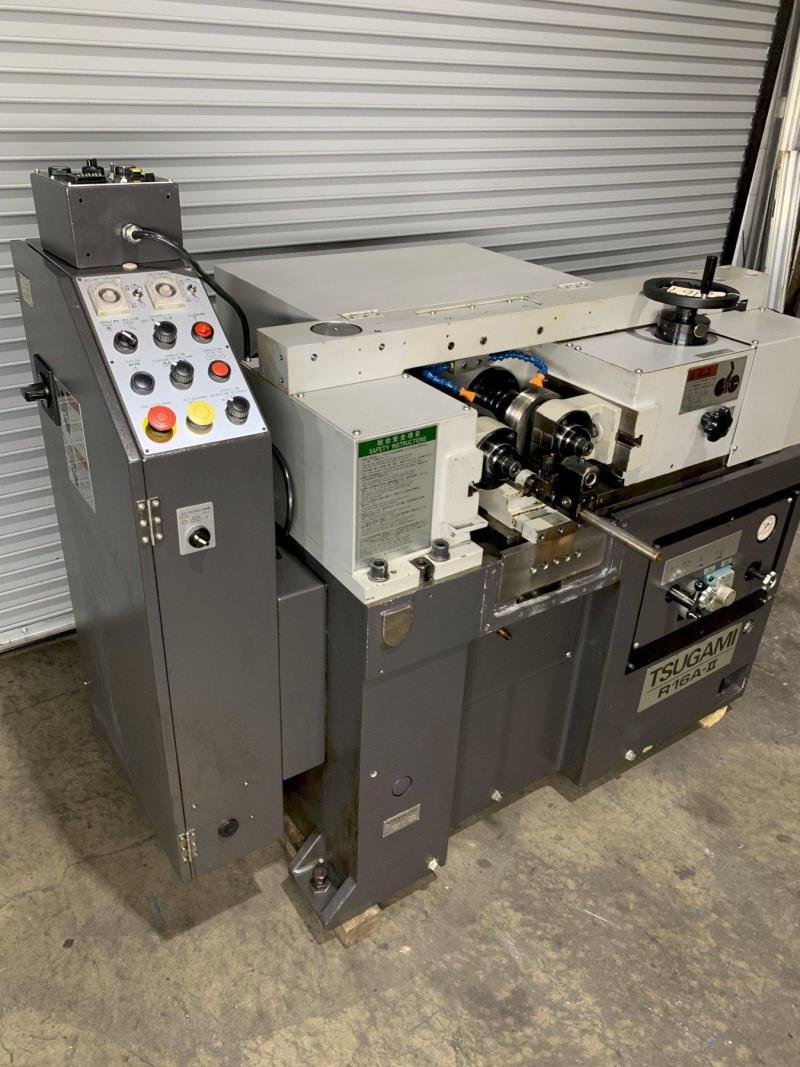 TSUGAMI R16A-II TWO DIE CYLINDRICAL THREAD ROLLING MACHINE