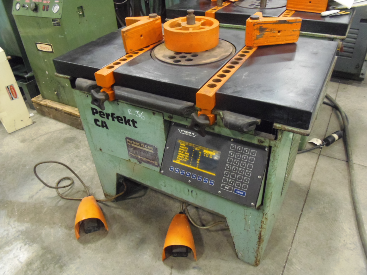 PEDDINGHAUS PERFEKT 32 CAB CNC BENDER, 32MM CAPACITY, NEW 1993