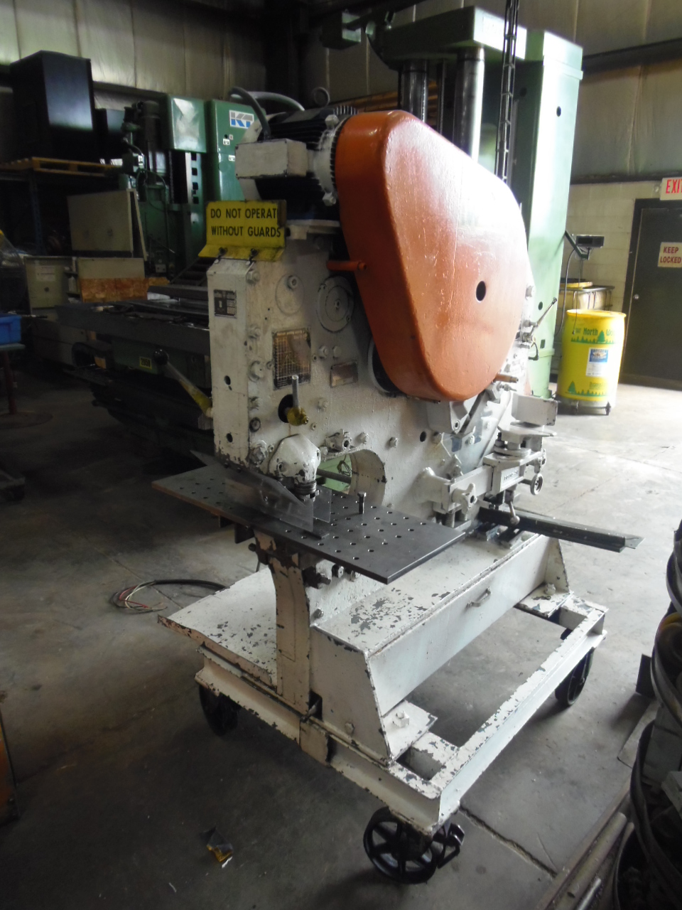 66 TON PEDDINGHAUS 210A/13, FLAT/ANGLE/BAR/STRUCTURAL SHEAR, PUNCH, NOTCHER, MECHANICAL, 4" X 4" X 1/2", JR