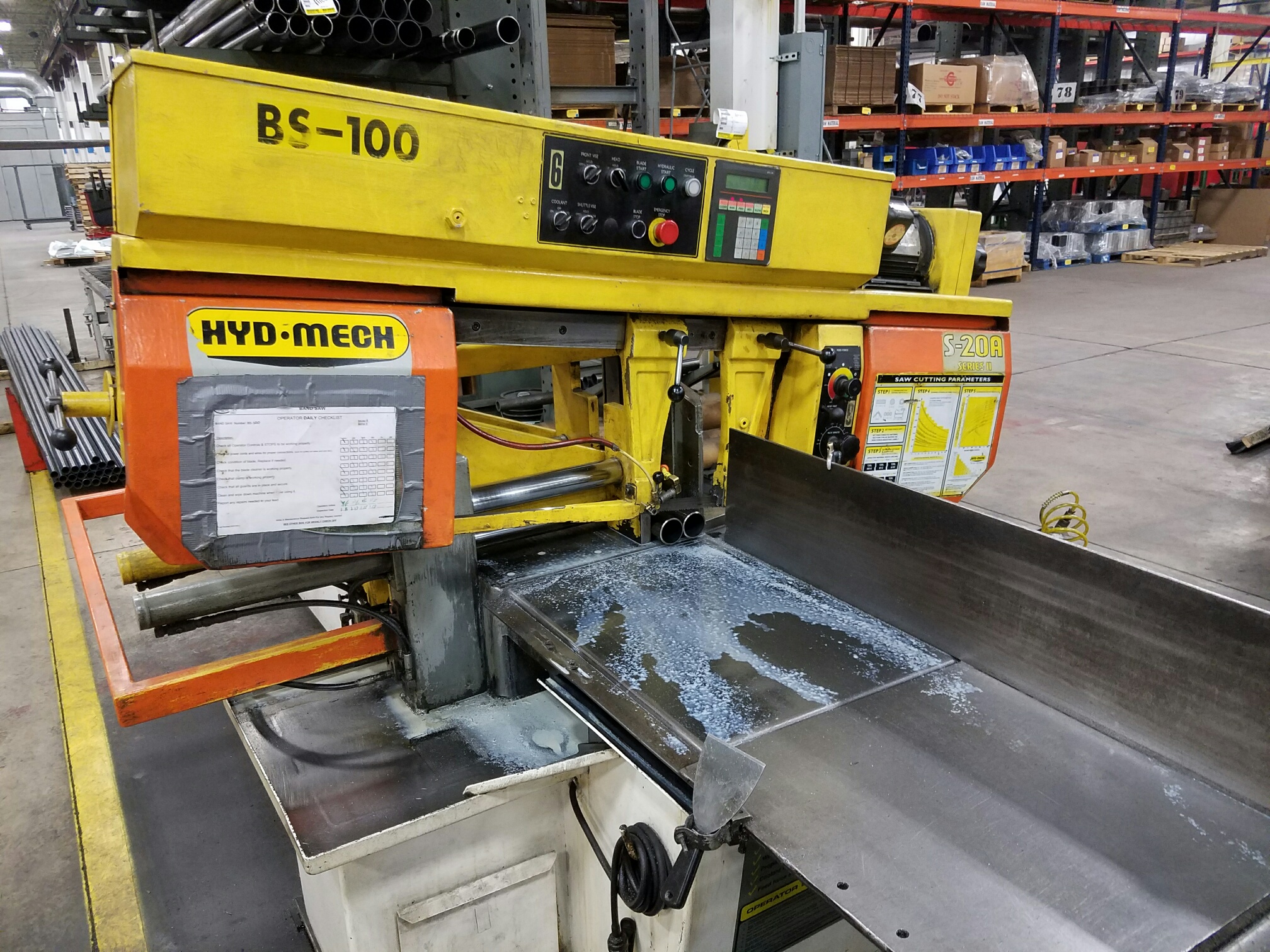 13" X 18" HYD MECH S-20A, AUTOFEED, MITERING, BUNDLE, RUNS GREAT, 2001
