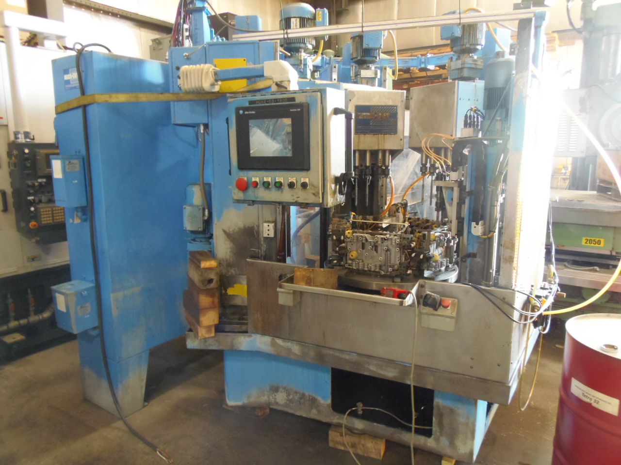 ACCU-CUT 3X4SM-1AE, 12 SPINDLES, 3 CUTTING STATIONS, ETAMIC CM2 MEASURING SYSTEM, NEW 2002