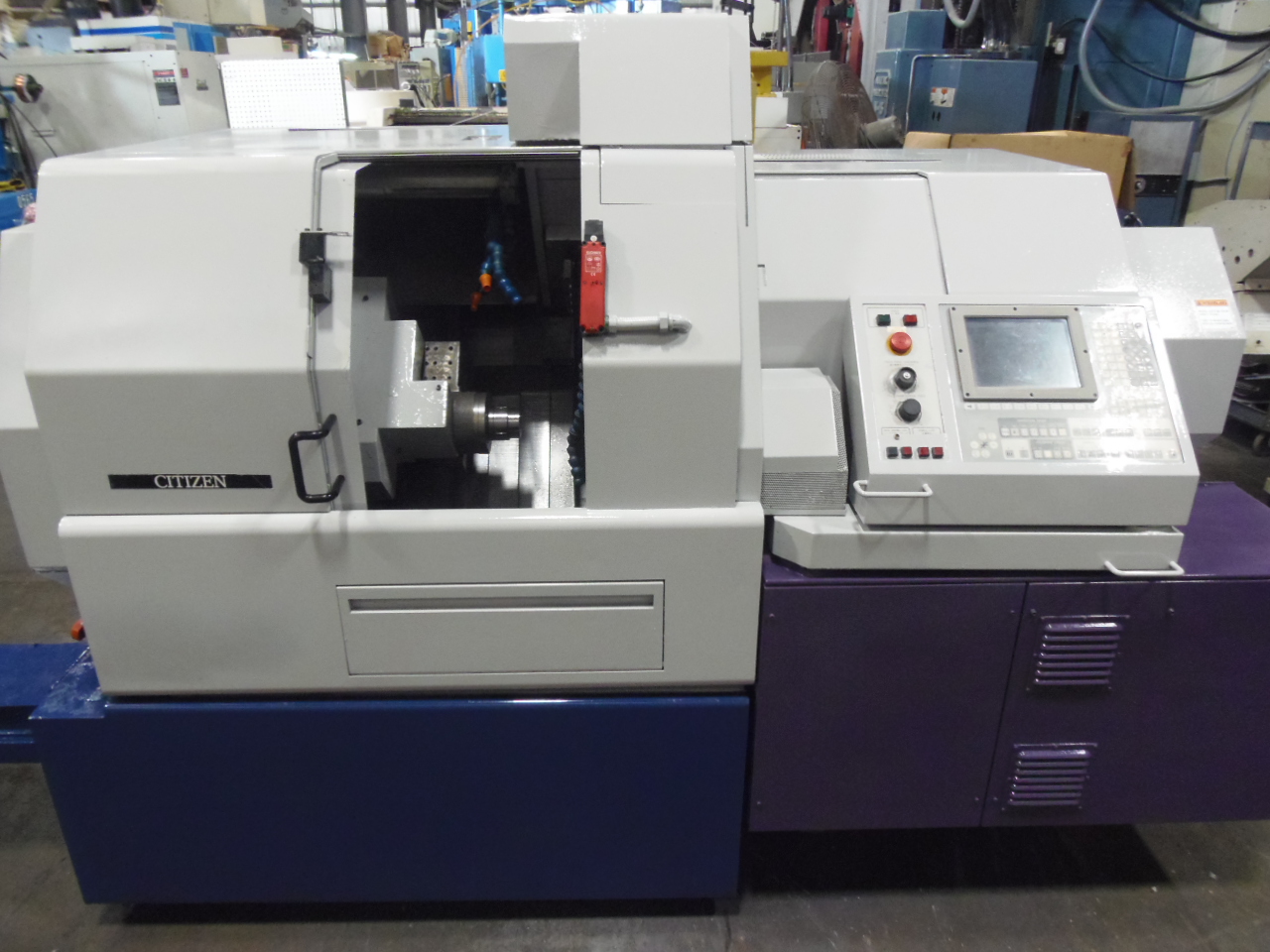 32MM CITIZEN L32, SWISS TYPE SCREW MACHINE, LIVE TOOLS, IEMCA BOSS 542 BARFEED, SUBSPINDLE, 1999