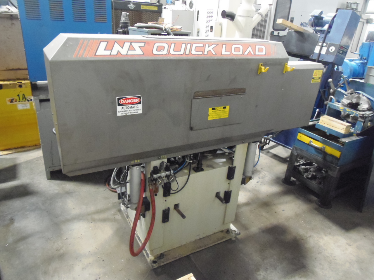 LNS QUICK-LOAD BARFEED, 5/16 - 3 1/8" CAP. 6" MIN. LENGTH, 60" MAX LENGTH
