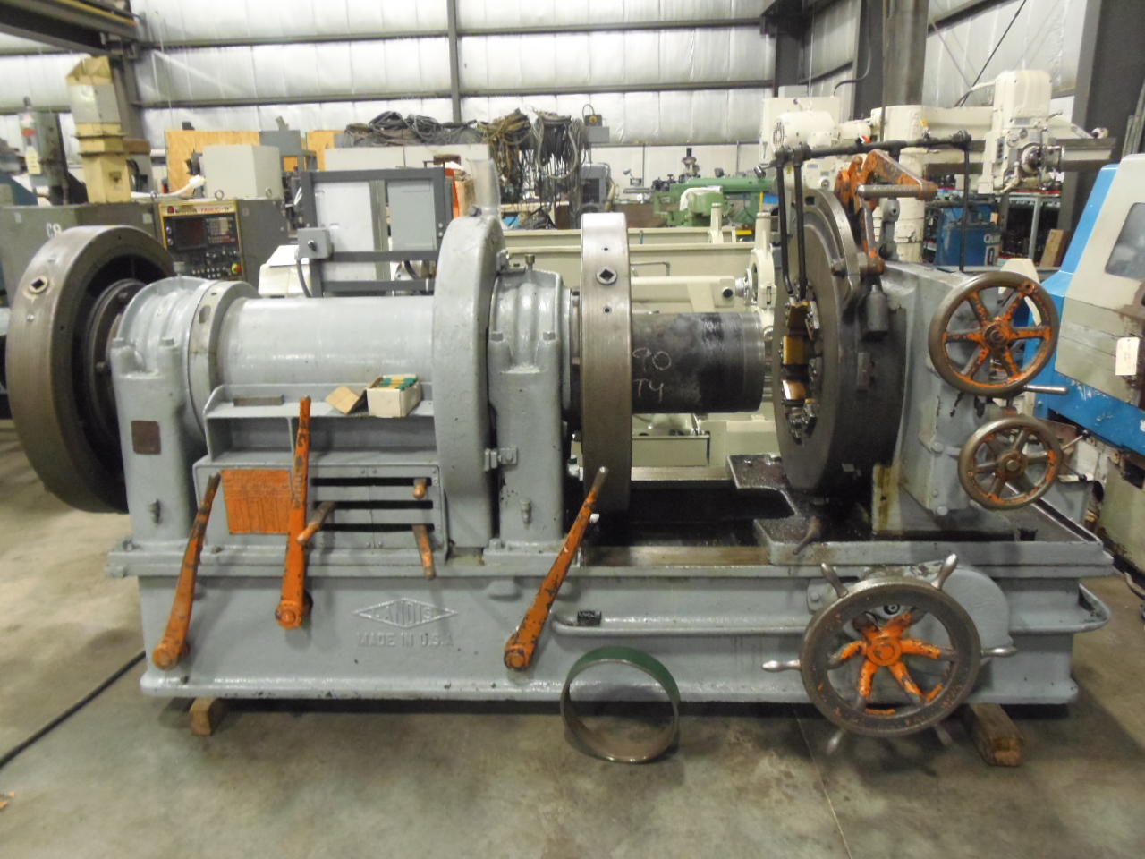 12" LANDIS STATIONARY DIE HEAD PIPE THREADER, STRAIGHT CHASERS