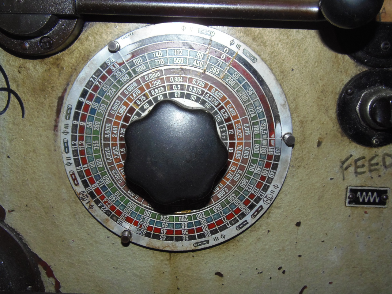 3.93" TOS HORIZONTAL TABLE TYPE BORING MILL, MODEL H100A, 49" x 49" TABLE, 6-900 RPM, 1965