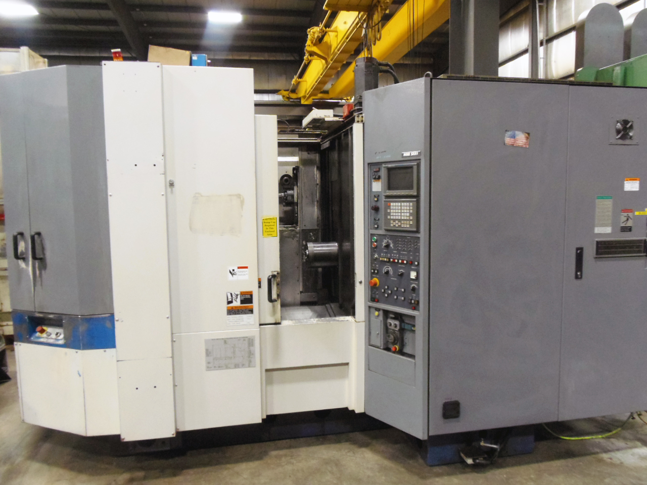 MORI SEIKI SH-50, 3 PALLET CHANGER, 60 TOOLS, 40 TAPER, MSC-516 CONTROL (FANUC 16M), 12,000 RPM, TSC, 1997