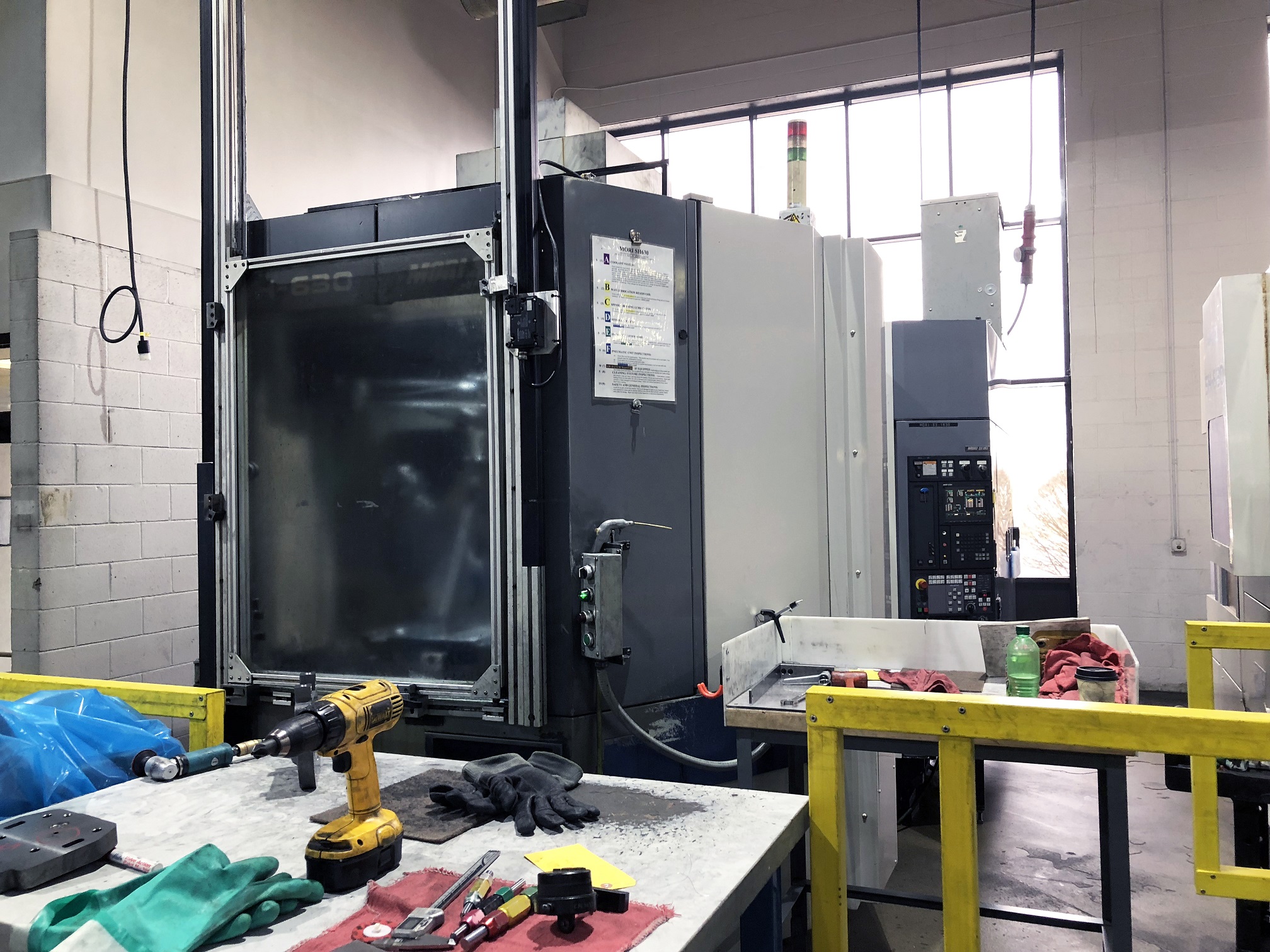MORI SEIKI SH-630, DUAL PALLET, 60 ATC, MSC-502 CONTROL, 50 TAPER, 1 DEGREE, 10,000 RPM, 