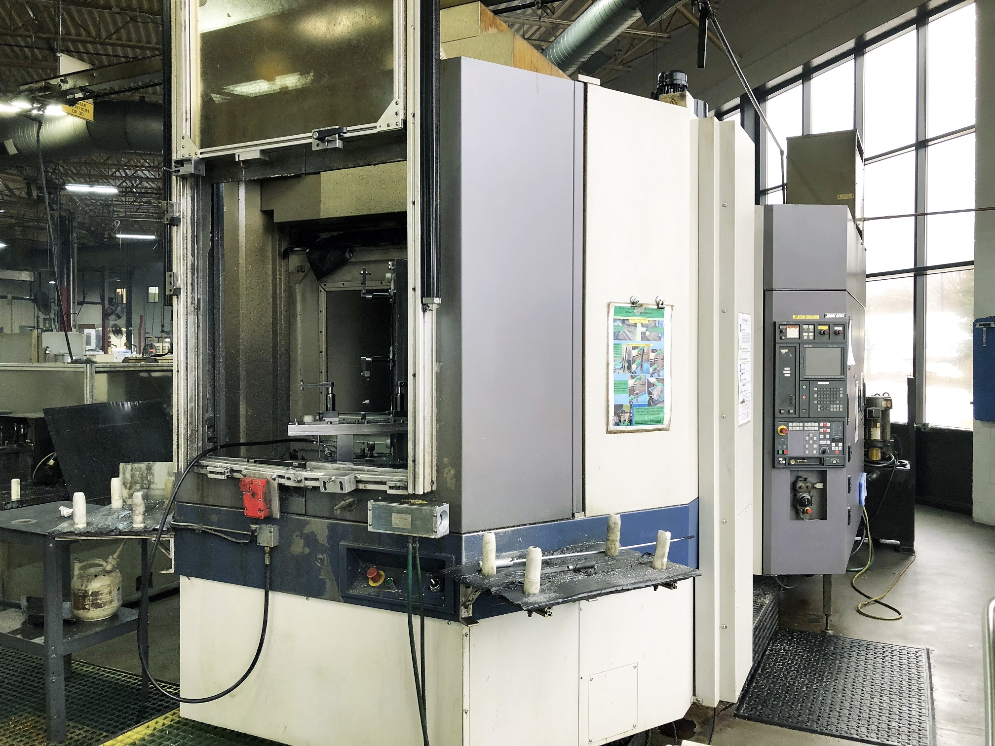 MORI SEIKI SH-630, DUAL PALLET, 60 ATC, MSC-502 CONTROL, 50 TAPER, 1 DEGREE, 10,000 RPM, 