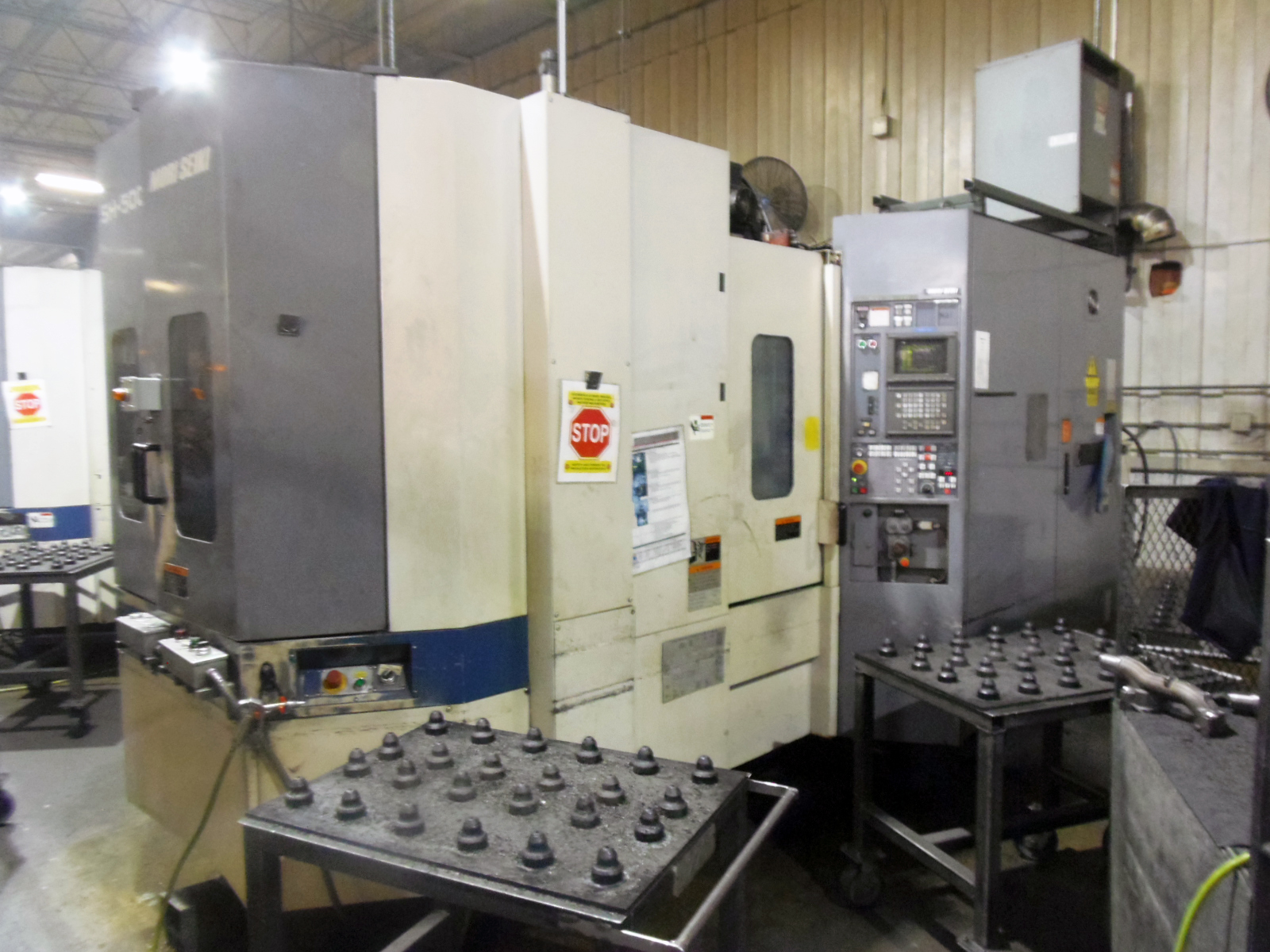 MORI SEIKI SH-500, 2 PALLET CHANGER, 60 TOOLS, 40 TAPER, MSC-516 CONTROL (FANUC 16M), 12,000 RPM, TSC, 1997
