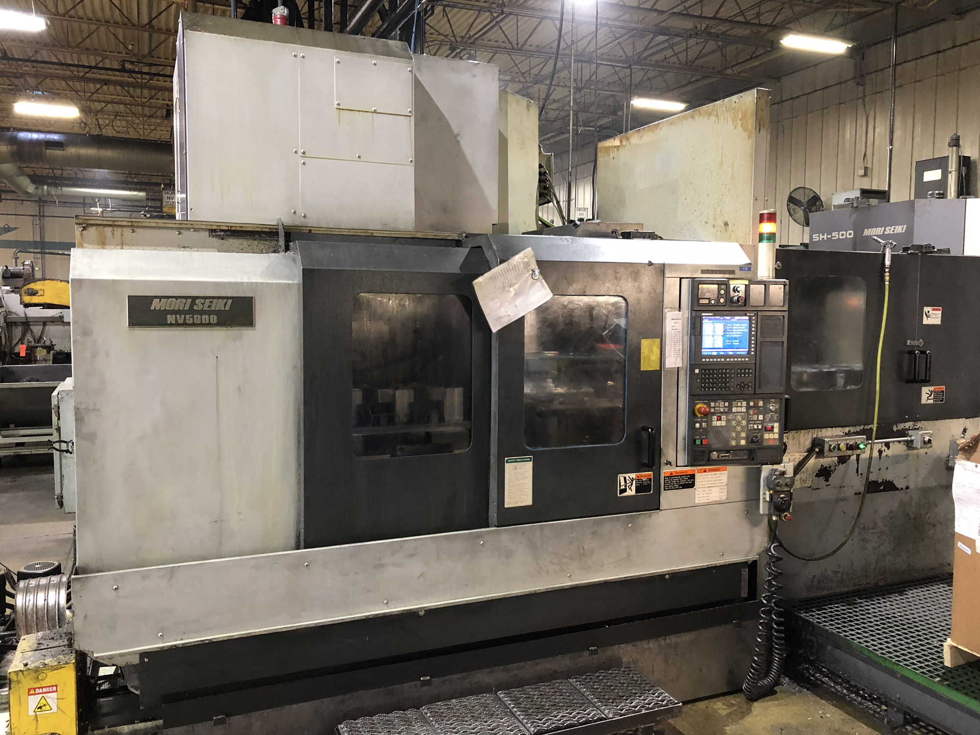 MORI SEIKI NV5000B/40, MSC-501, MAPPS, 10,000 RPM, 30 TOOLS, TSC, PALLET CHANGER, 2003