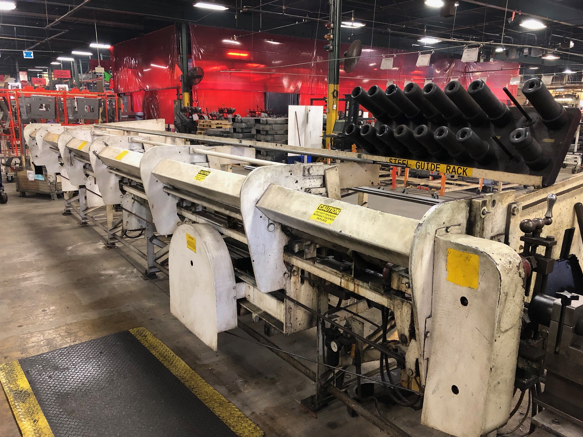 2" MODERN 2K CUTOFF, 1996, 20' FEEDER, MICRO PROCESSOR CONTROL, TOOLING
