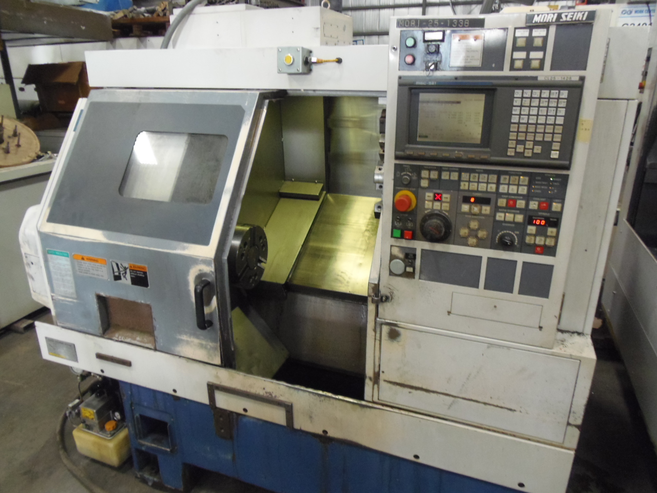 MORI SEIKI CL-25A CNC LATHE, 10" 3-JAW CHUCK, MSC-521 CONTROL, 1997