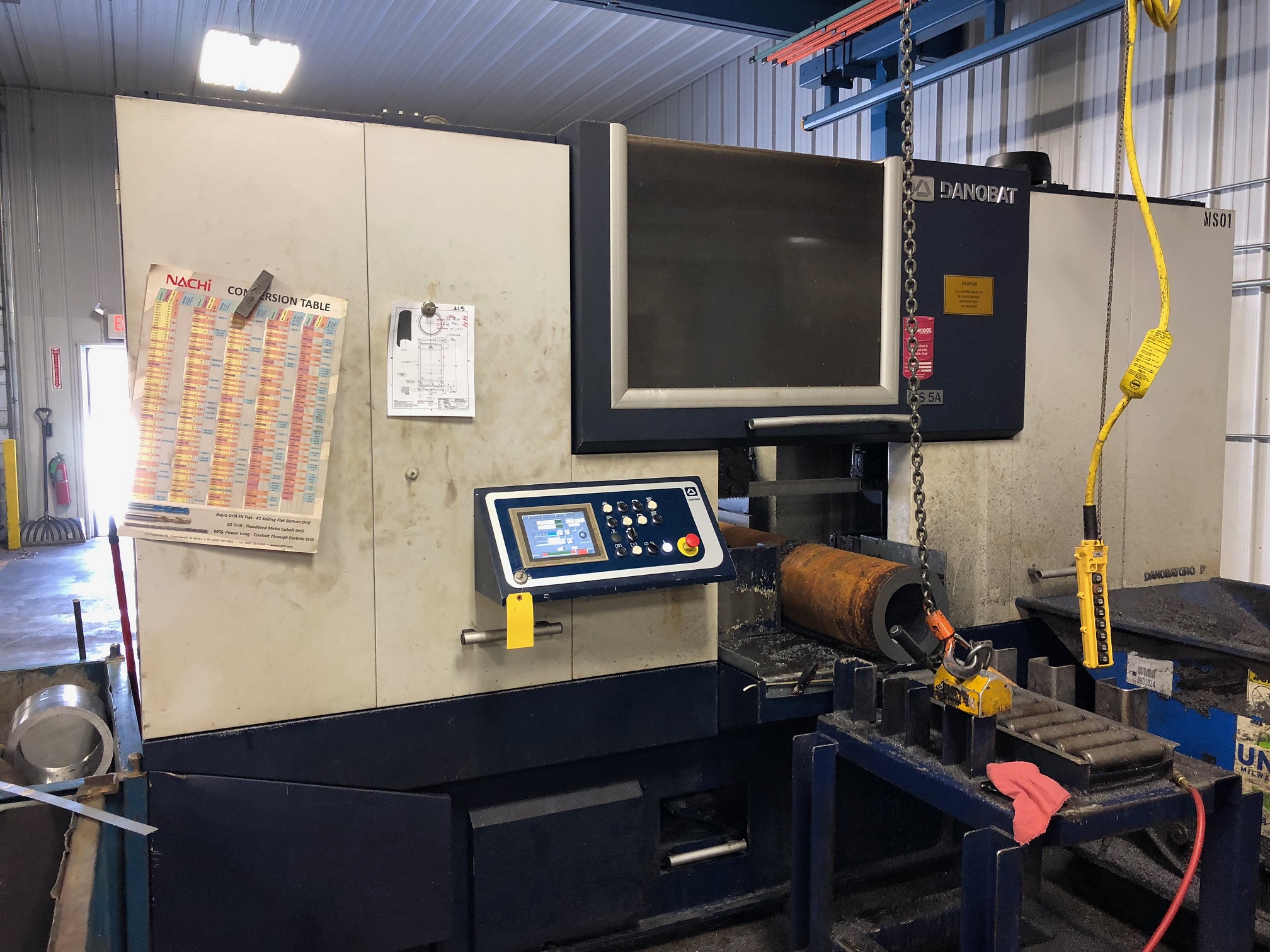 20.5" DANOBAT IDS5A, CNC BANDSAW, NEW 2012, WITH MATERIAL HANDLING SYSTEM