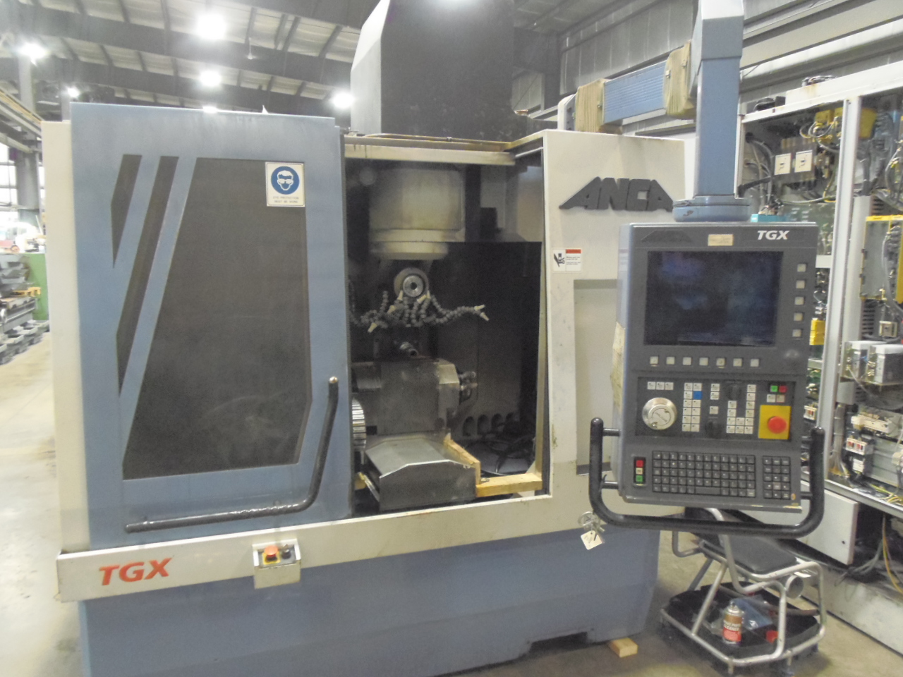 7 AXIS ANCA CNC TOOL GRINDER, MODEL TGX, 5 HARD  - 2 SOFT AXIS, 3DX CNC SYSTEM, 1999