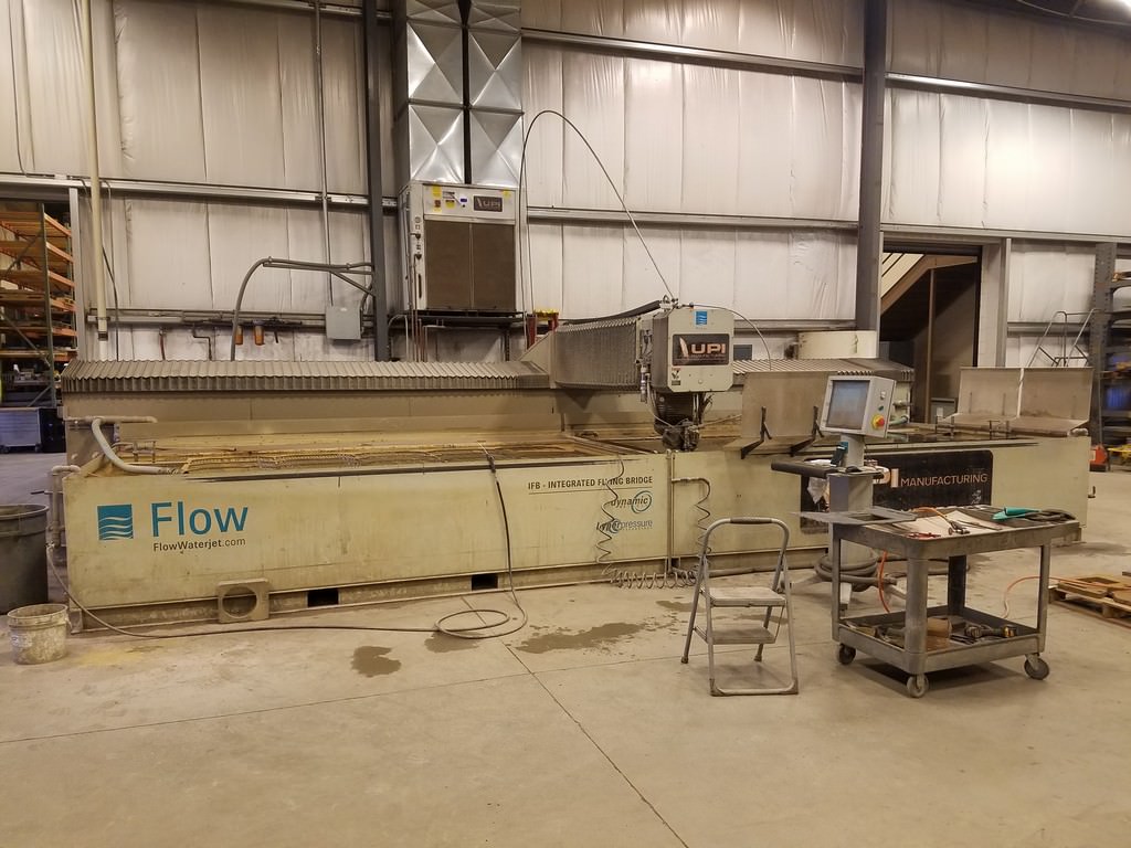 FLOW IFB 6'X 24' CNC WATER JET CUTTING SYSTEM, 2009