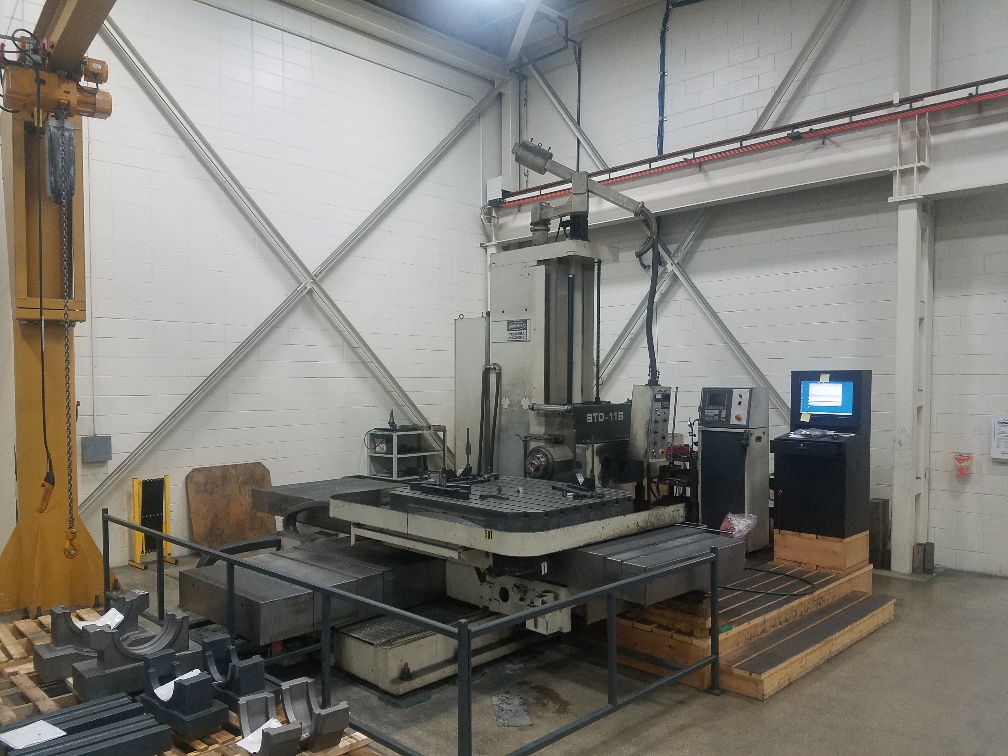4.33" TOSHIBA BTD-11B.R3 HORIZONTAL BORING MILL, 79 X 59 X 51 X 24 TRAVELS, NEW SIEMENS CONTROL 2017
