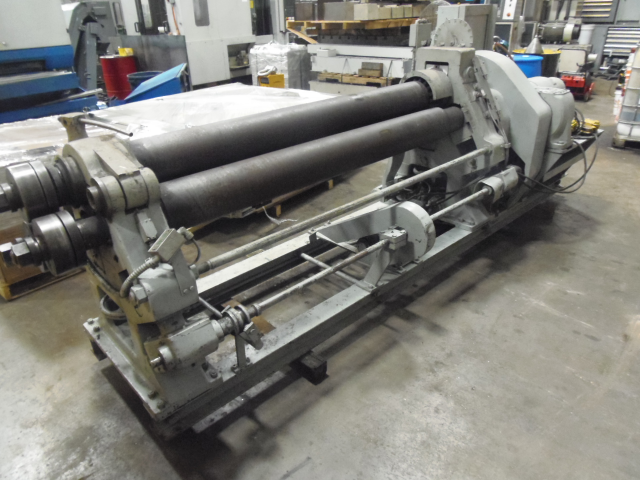 3/8" X 6' HENDLEY INITIAL PINCH ROLL, ANGLE ATTACHMENT, POWER ROLL ADJ., POWER TILT, FLUSH FLOOR (NO PIT)