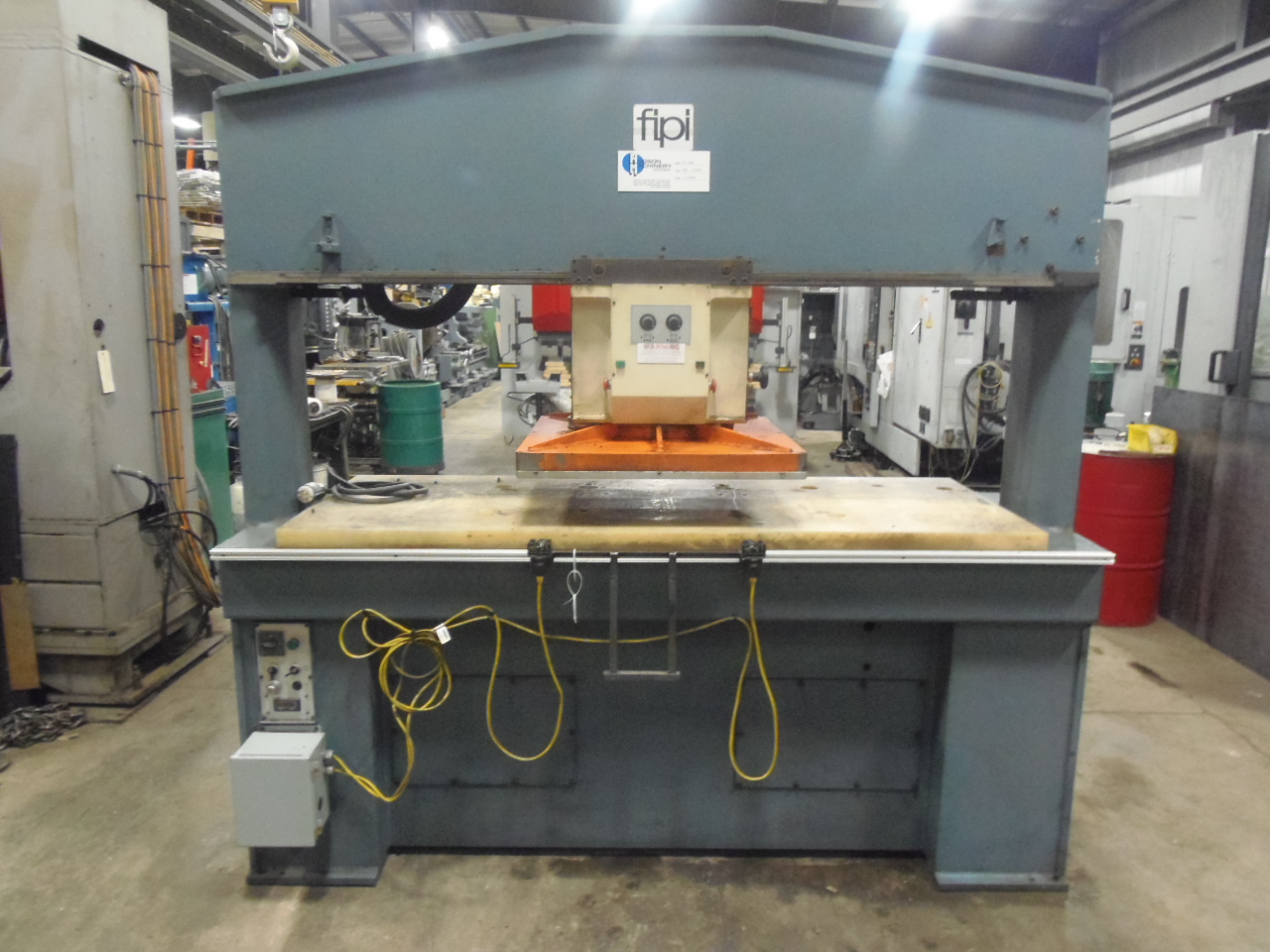 45 TON HUDSON TRAVELING HEAD DIE CUTTING PRESS, MODEL F-85