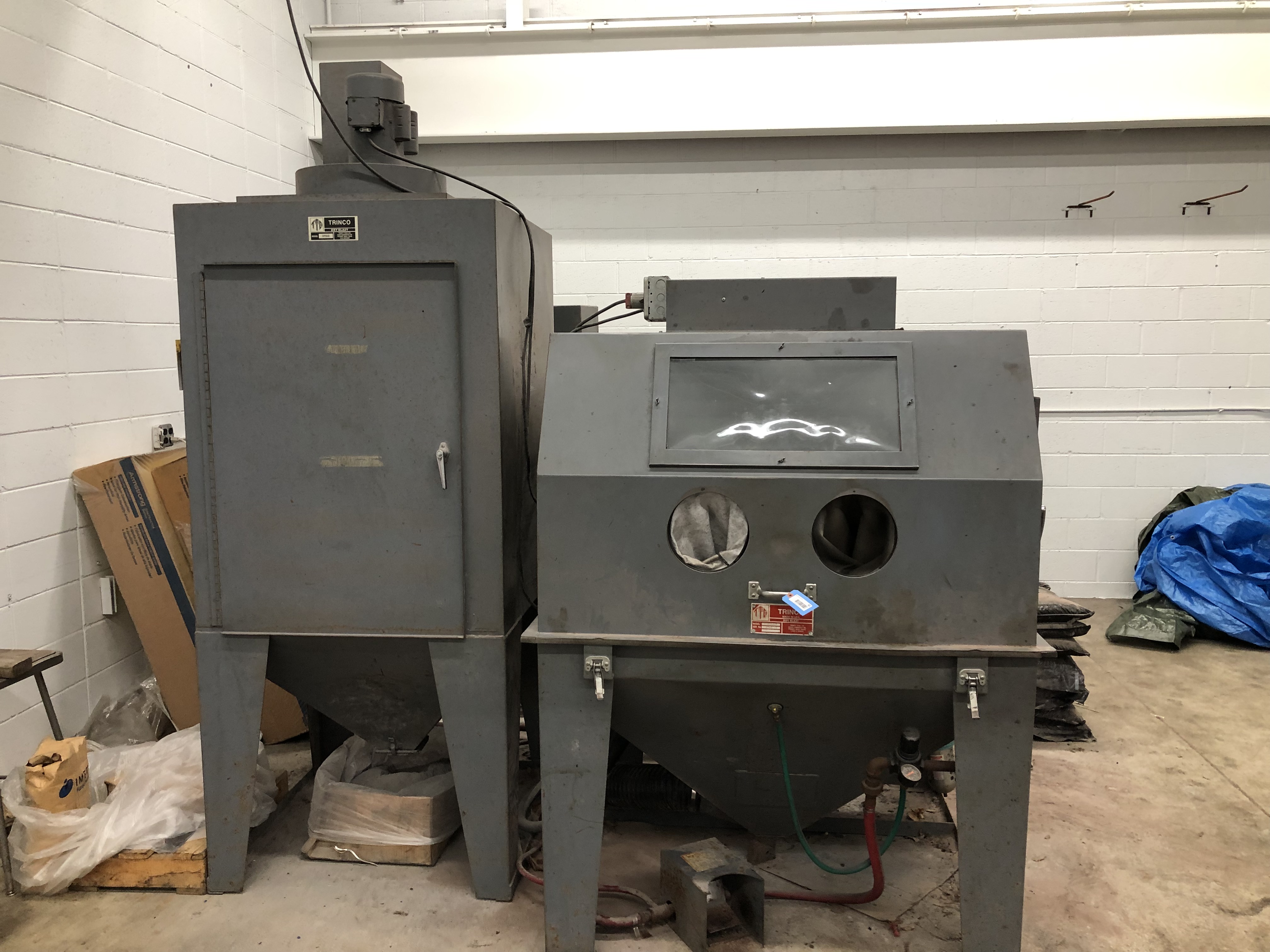 48 X 48 TRINCO BLASTER,  MODEL SL/PC, DP850 BAG HOUSE
