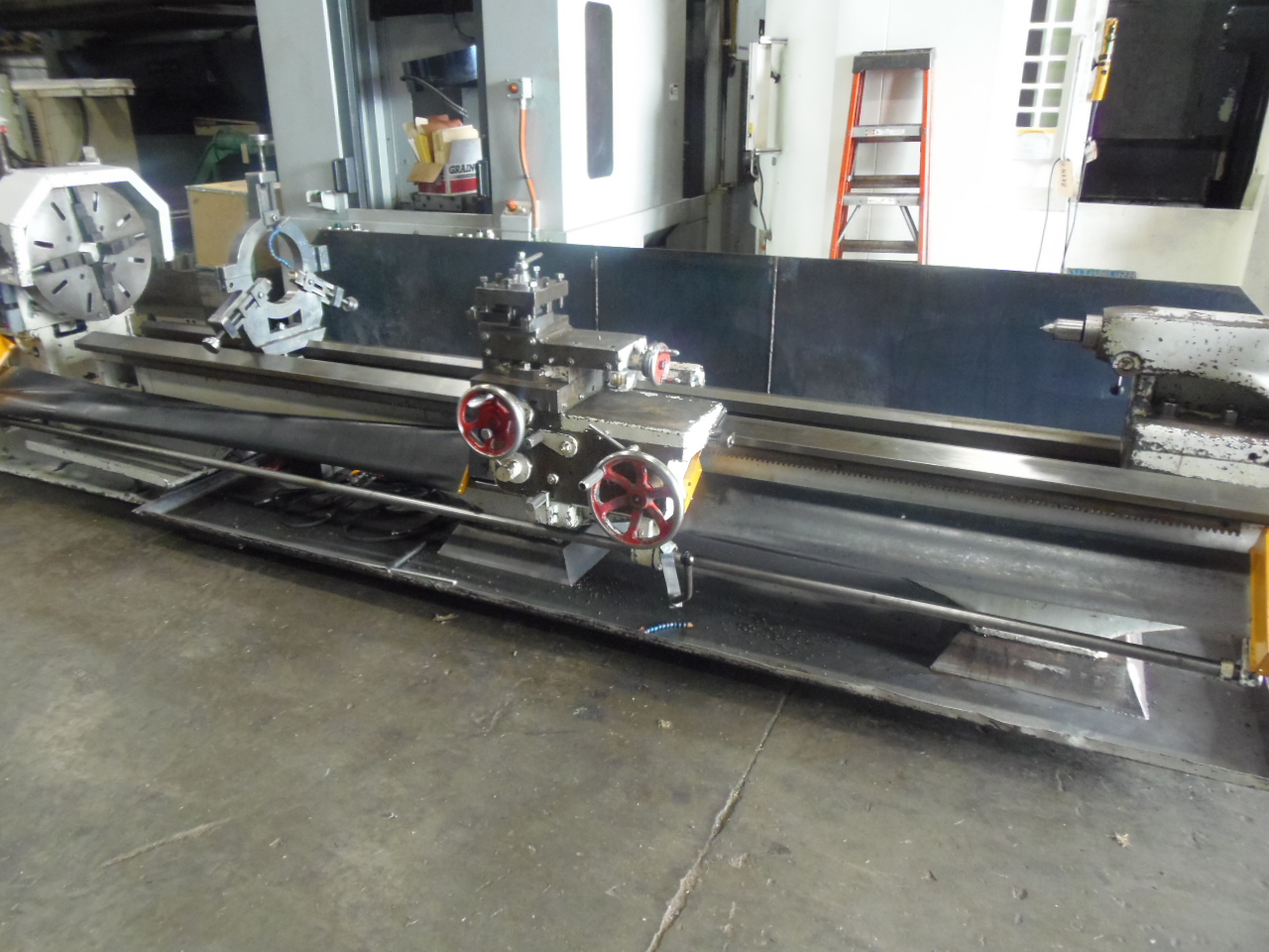 26"/16" X 152" MITCHELL, 48" GAP, 24" 4 JAW, S.R., 4" SPINDLE BORE, 15- 500 RPM 