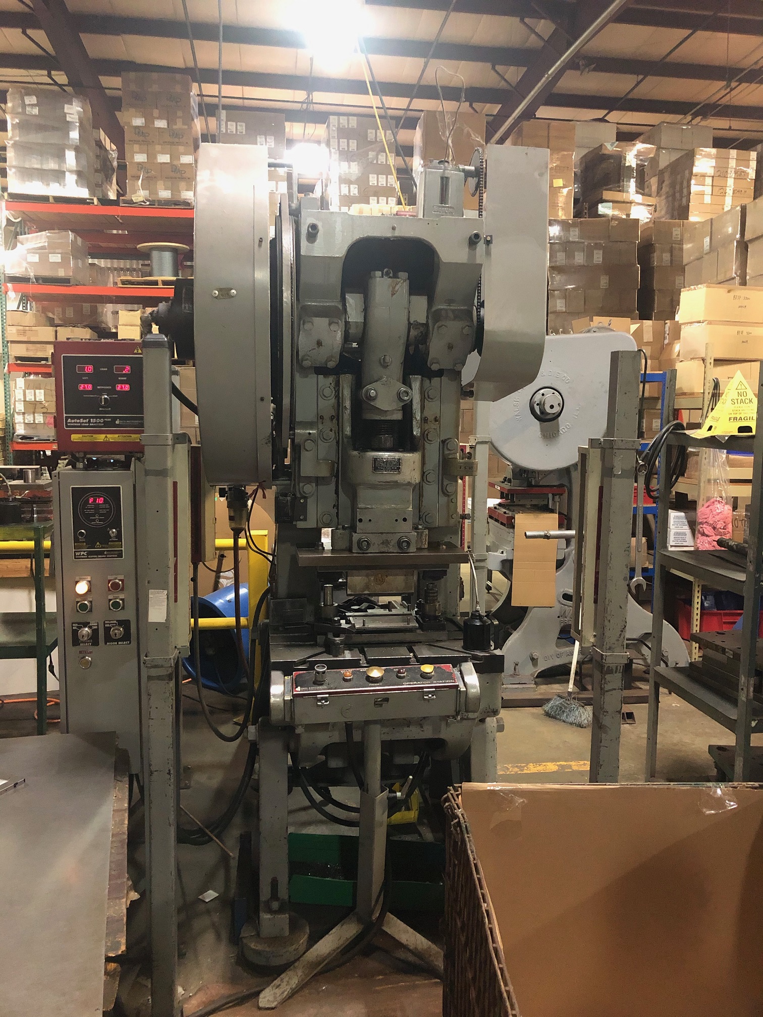 45 TON MINSTER, MODEL 5, 3” str., 14” S.H., 120 SPM, WINTRESS CONTROLS