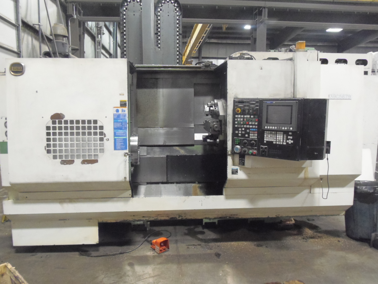 HITACHI SEIKI HICELL 40, LIVE TOOLING, Y AXIS, 90 ATC, 60" (1600 MM) CENTERS, 15" 3 JAW, SEIKI-SEICOS LIII/A CONTROL, TOOLING