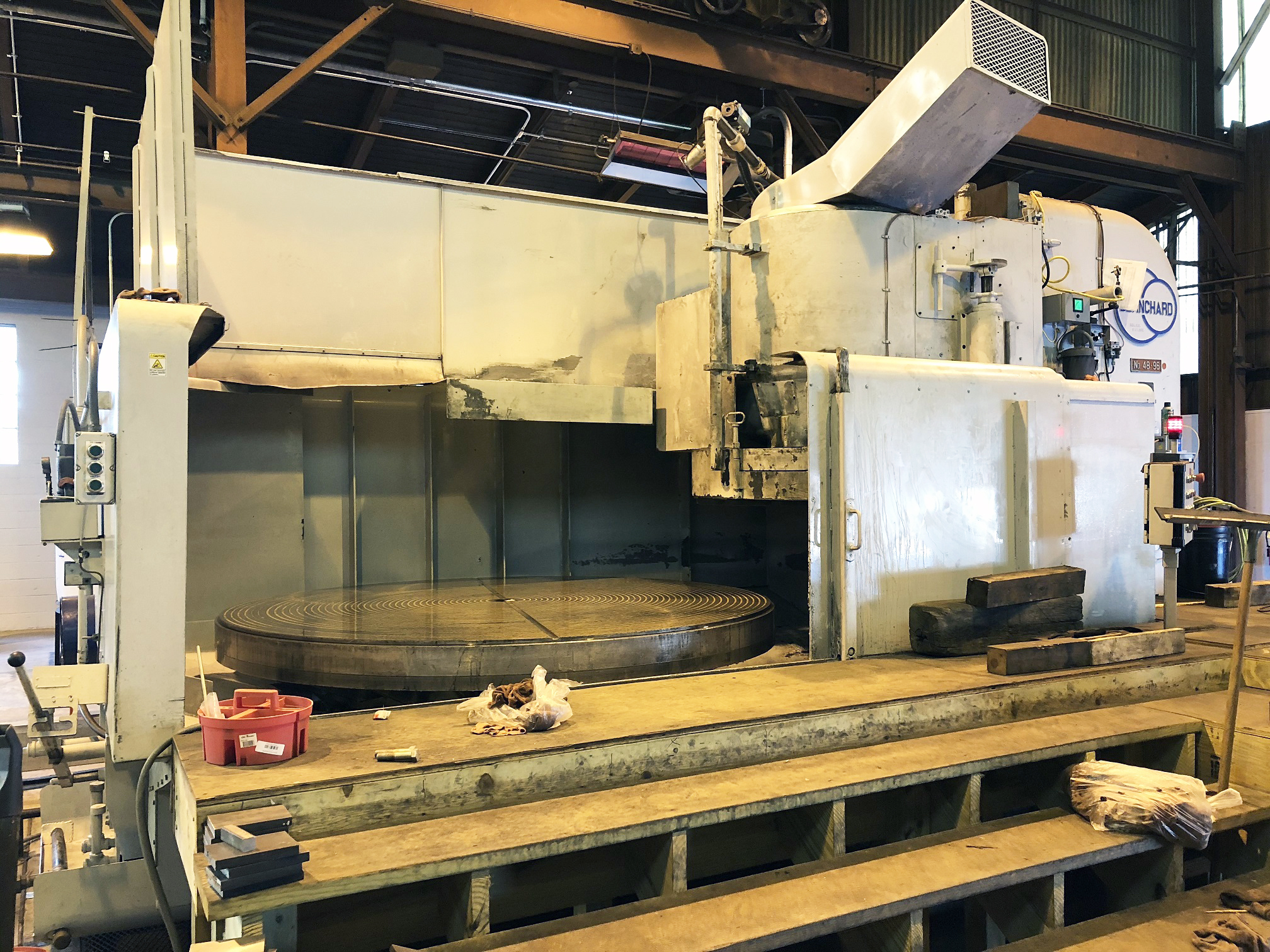96" BLANCHARD, 54" WHEEL, RECONDITIONED 2018, 150 HP, UNDER POWER