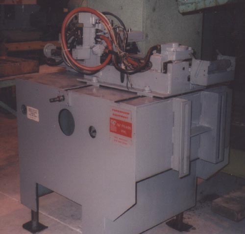 18" X 18" COIL-O-MATIC MODEL RF1818RH (AIR) STOCK FEEDER, .125 THICKNESS CAP.