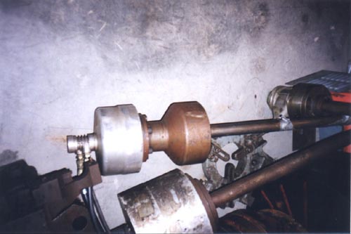 21" 3 JAW HYDRAULIC CHUCK, DRAW TUBE