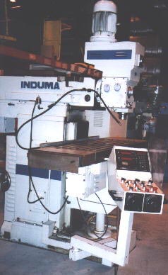 No. TM8 IDUMA, 20" x 58" TBL, 40 TAPER, 7.5 HP, DRO, 1981