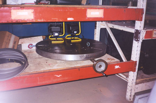 20" TROYKE, 36" T-SLOTTED FACEPLATE, HAND TURN