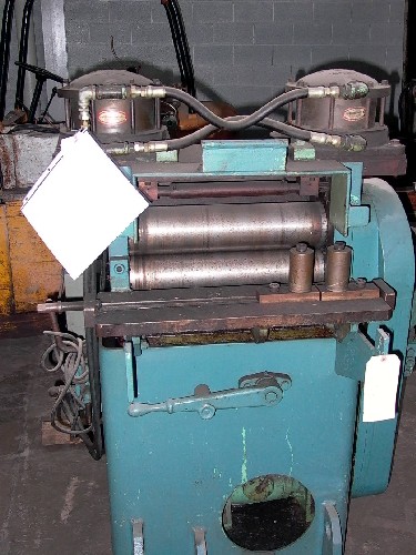 16" x .100" TISHKEN, 5 ROLL, 1956, 3.5" ROLLS, AIR TENSION, 2 SPEED