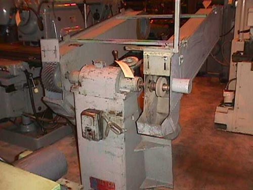 SETCO,DOUBLE END, 4" x 120" BELT, 3HP VARY, BACKSTANDS