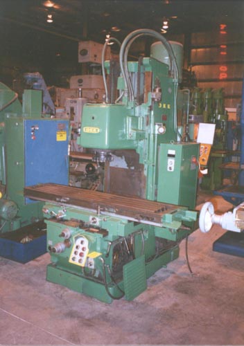 No. MH-3VII OKK, BED TYPE, 15" x 65" TBL, MONO-LEVER, 50 TAPER, 10 HP, 1975