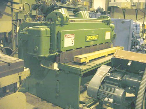 3/8" x 6', CINCINNATI, No. MODEL 2516, 1947, MECH. FOOT TREDLE, 24 ROMBG